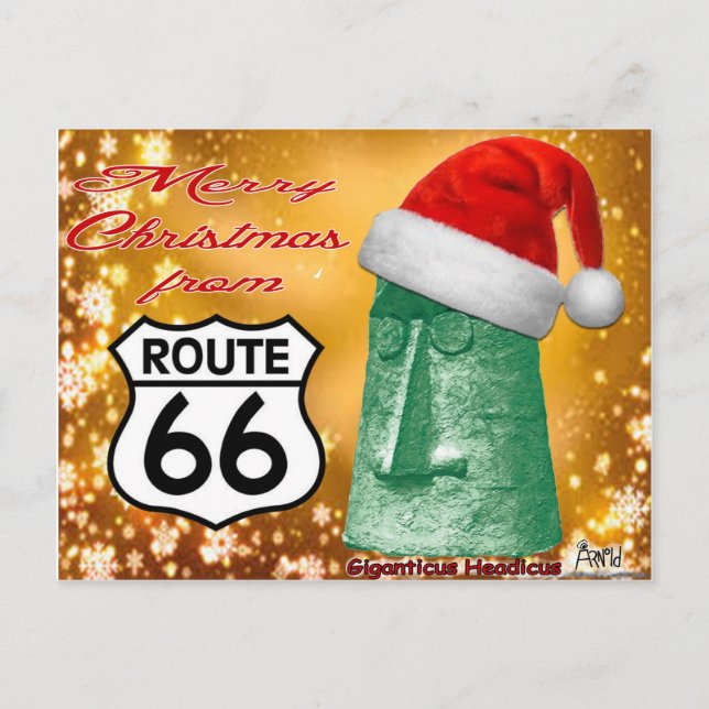 Feliz Navidad desde la Ruta 66 Giganticus (Anverso)