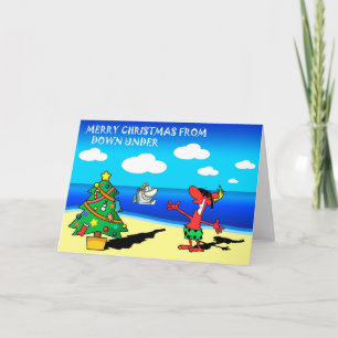 Feliz Navidad desde la tarjeta de felicitación de