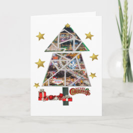 Feliz Navidad desde la tarjeta de Las Vegas