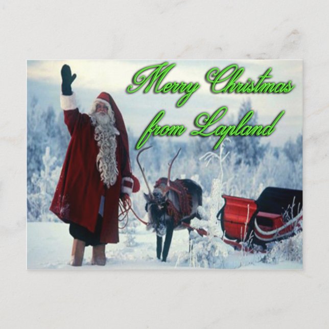 Feliz Navidad desde Lapland (Anverso)