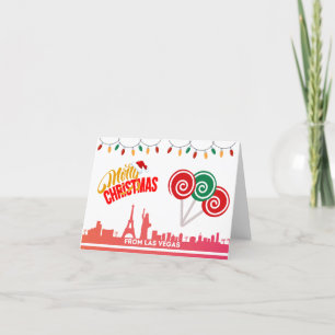 Feliz Navidad desde las tarjetas de Las Vegas