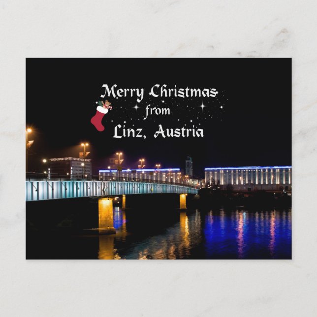Feliz Navidad desde Linz, Austria (Anverso)