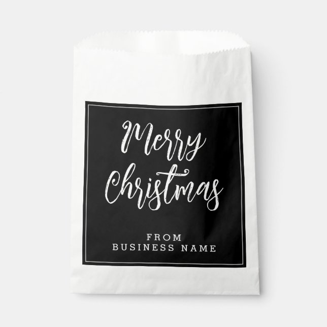 Feliz Navidad desde | Mini Bolsas de papel pequeña (Anverso)