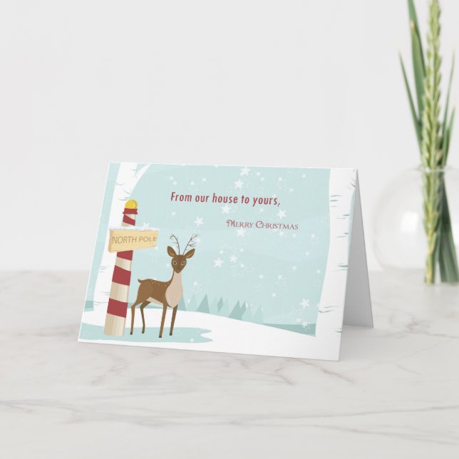 Feliz Navidad desde nuestra casa (Anverso)