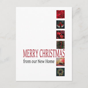 Feliz Navidad desde nueva tarjeta de casa