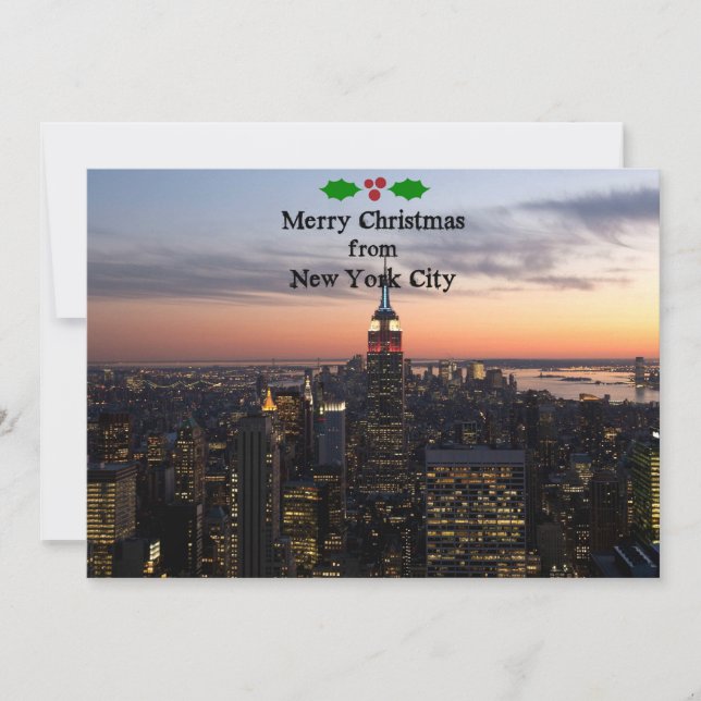 Feliz Navidad desde Nueva York (Anverso)