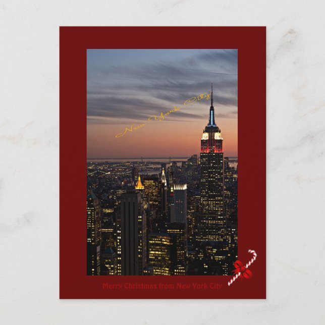 Feliz Navidad desde Nueva York (Anverso)