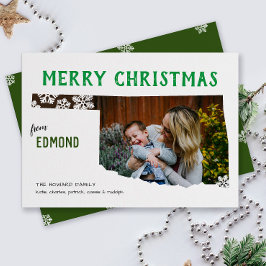 Feliz Navidad desde Oklahoma Photo Holiday Card
