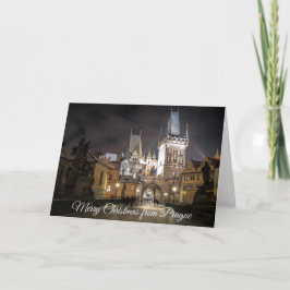 Feliz Navidad desde Praga Card