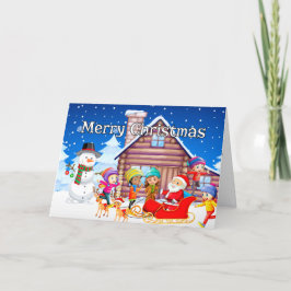 Feliz Navidad desde Santa y amigos