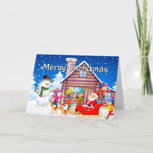 Feliz Navidad desde Santa y amigos