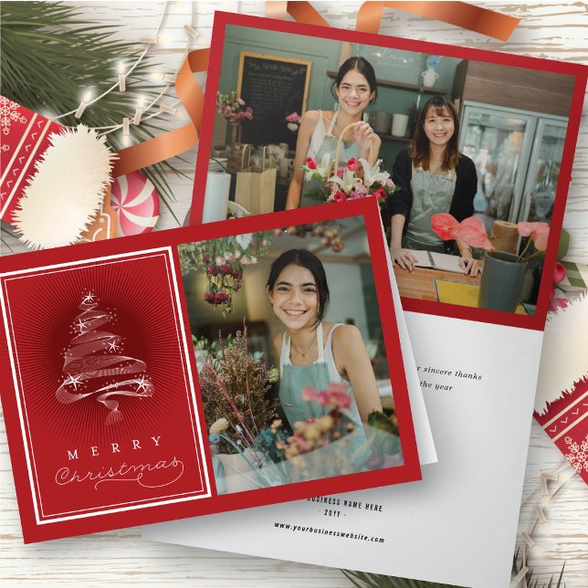 Feliz Navidad deslumbrante negocio de árboles de N (Subido por el creador)