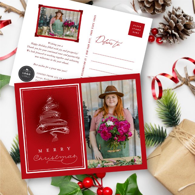 Feliz Navidad deslumbrante negocio de árboles de N (Subido por el creador)