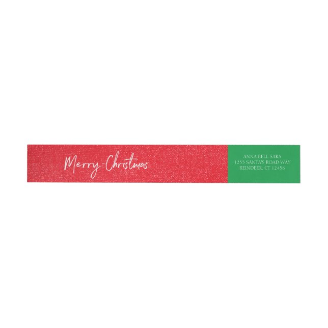 Feliz Navidad, dirección de Personalizado de Nieve (Individual)