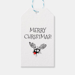 Feliz Navidad, Divertido, Raro, Etiqueta de regalo