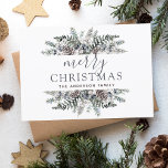 Feliz Navidad Dusty Blue Greeneration Holiday<br><div class="desc">Eleva tus saludos de vacaciones con nuestra tarjeta de escritura Minimalista para Navidades modernos. Esta tarjeta combina con gusto el diseño contemporáneo con la calidez de un mensaje sincero. La tipografía de escritura minimalista le aporta un toque de sofisticación a sus deseos de vacaciones. Su diseño depurado y depurado ofrece...</div>