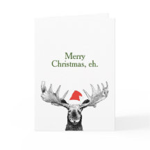 Feliz Navidad Eh, Moose Canadiense Stocking Cap