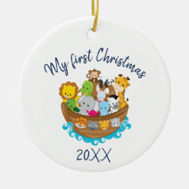 Feliz Navidad: el ornamento de cerámica arca de No