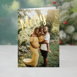 Feliz Navidad Elegante 6 Foto doblada