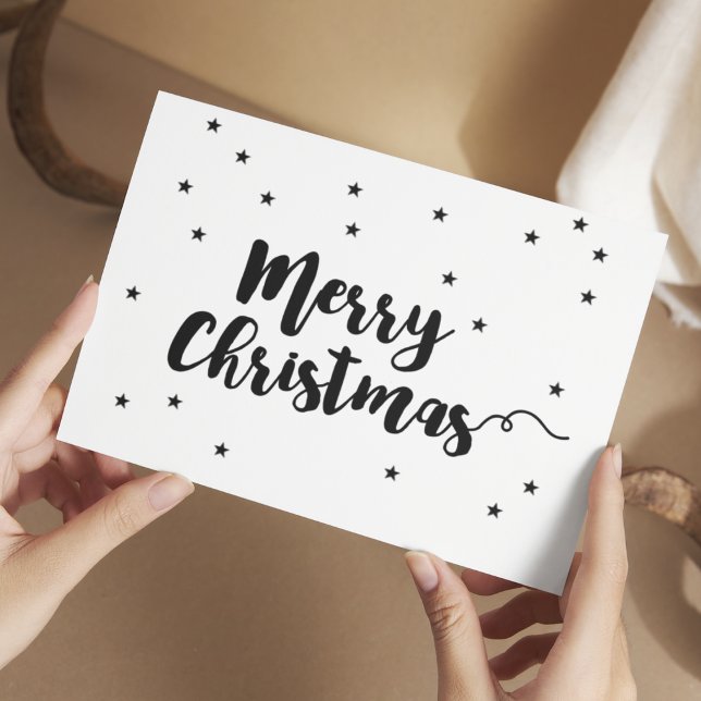 Feliz Navidad Elegante escritura tipografía postal (Subido por el creador)