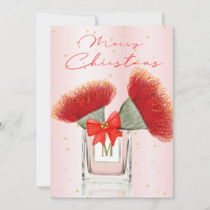Feliz Navidad Elegante Red Floral Perfume