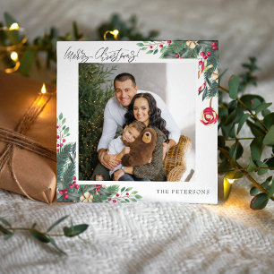 Feliz Navidad Elegantes Navidades Saludos Foto