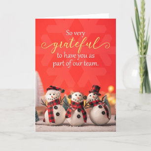 Feliz Navidad Empresarial Agradecido Por Un Miembr