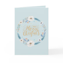 Feliz Navidad en azul