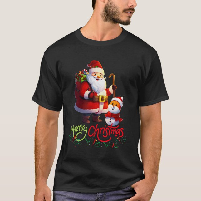 Feliz Navidad en camiseta (Anverso)