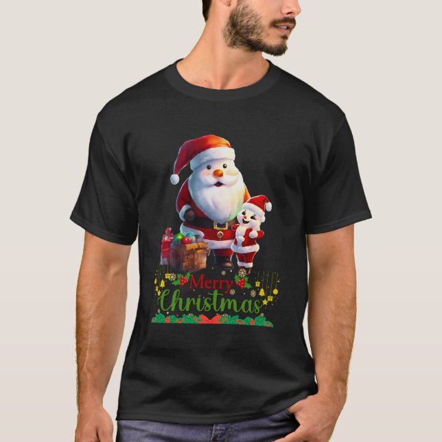 Feliz Navidad en camiseta (Anverso)