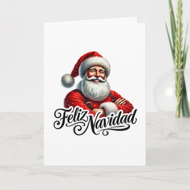 Feliz Navidad en español (Anverso)