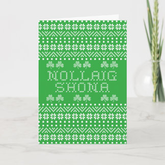 Feliz Navidad en gaélico irlandés Nollaig Shona