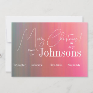 Feliz Navidad en julio
