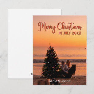 Feliz Navidad En Julio, Foto Personalizado