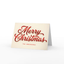 Feliz Navidad en letra roja terciopelo retro