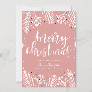 Feliz Navidad en rosa