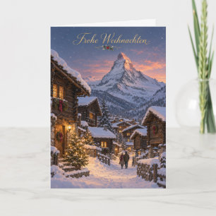 Feliz Navidad en Zermatt Matterhorn