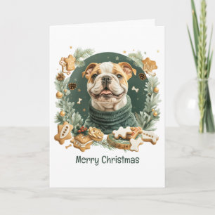 Feliz Navidad English Bulldog