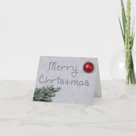 Feliz Navidad escrito en la Nieve