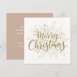 Feliz Navidad Escritura Boho