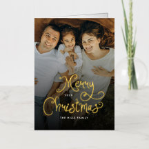 Feliz Navidad Escritura Caprichosa Familia 12 Foto