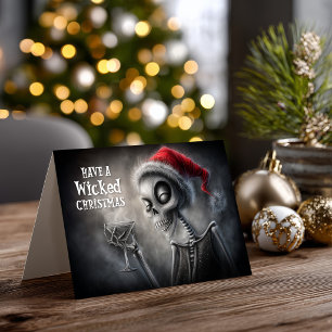 Feliz Navidad Esqueleto Santa Navidad