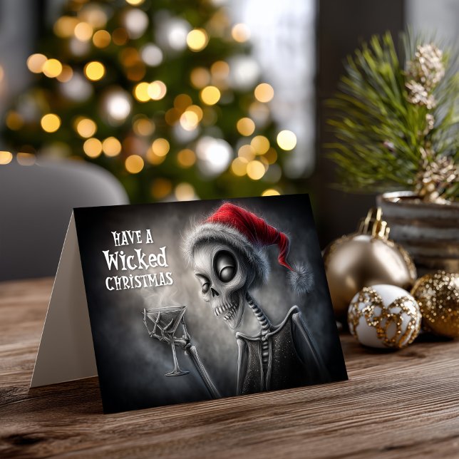 Feliz Navidad Esqueleto Santa Navidad (Subido por el creador)