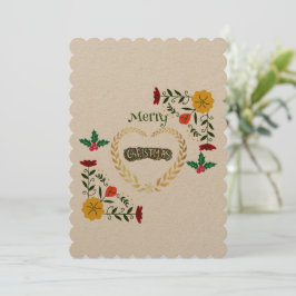 Feliz Navidad estilizado moda navideño