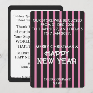 FELIZ NAVIDAD ESTILOSO MODERNO NEGOCIO PERSONALIZA