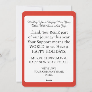 FELIZ NAVIDAD ESTILOSO MODERNO NEGOCIO PERSONALIZA