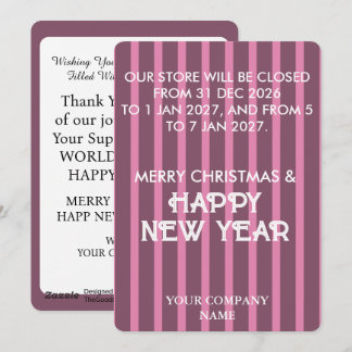 FELIZ NAVIDAD ESTILOSO MODERNO PERSONALIZADO NEGOC