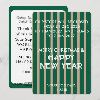 FELIZ NAVIDAD ESTILOSO MODERNO PERSONALIZADO NEGOC