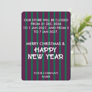 FELIZ NAVIDAD ESTILOSO MODERNO PERSONALIZADO NEGOC