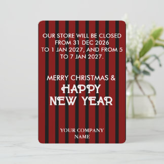 FELIZ NAVIDAD ESTILOSO MODERNO PERSONALIZADO NEGOC